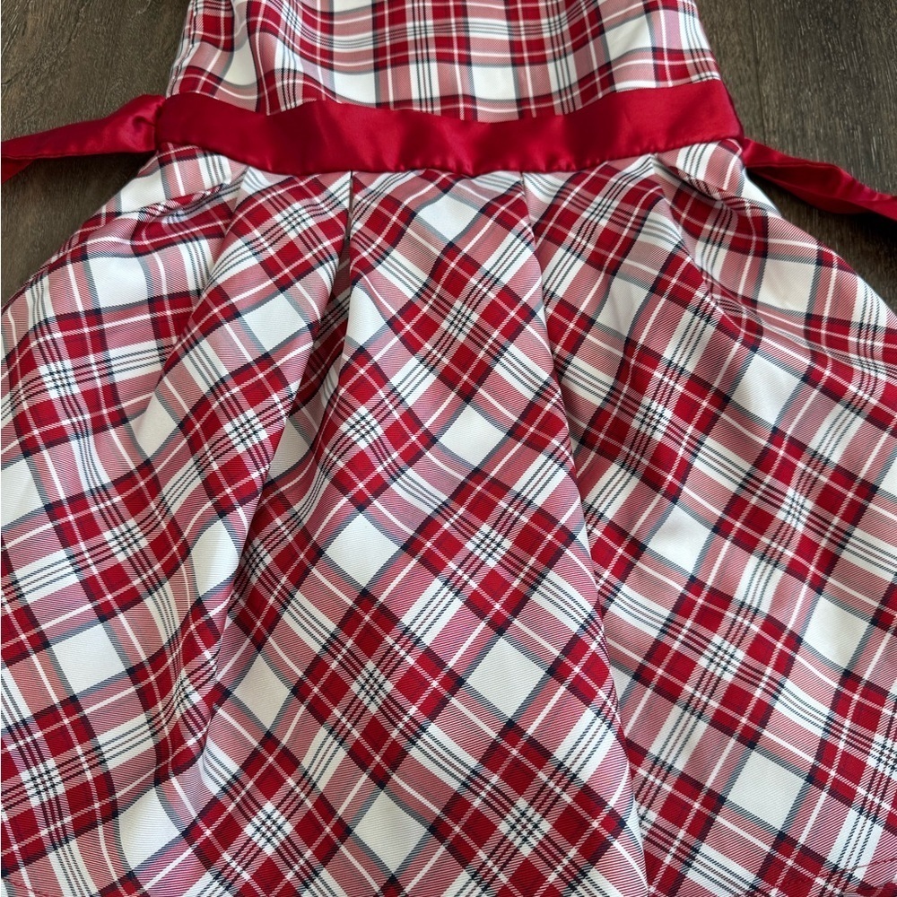 The Children's Place Red and White Plaid Dress - Picture 2 of 8